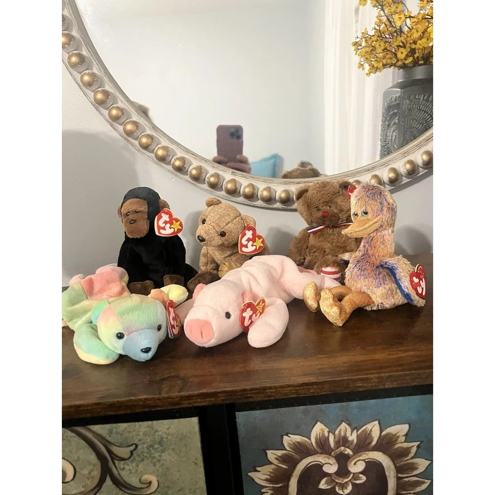 Authentic TY Beanie Babies from the 1990s–early 2000s